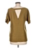 Martin + Osa Brown Short Sleeve Blouse Size M - photo 2