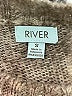 River Metallic Gray Pullover Sweater Size S - photo 7