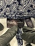 Rafaella Print Blue Active Pants Size 10 (petite) - photo 7