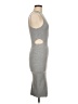 Guess Solid Gray Cocktail Dress Size M - photo 4