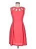 En Focus Studio 100% Polyester Hearts Pink Cocktail Dress Size 6 - photo 1