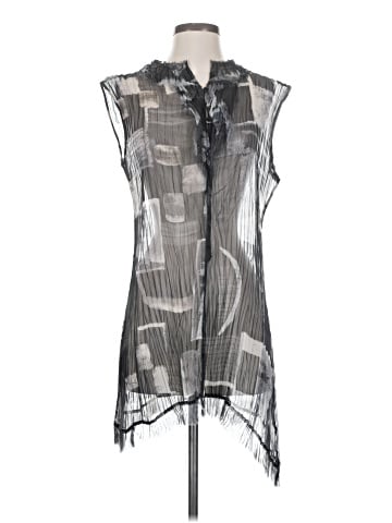 Komarov Sleeveless Button-Down Shirt (view 1)