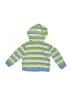 Duck Duck Goose 100% Polyester Stripes Color Block Blue Zip Up Hoodie Size 0-3 mo - photo 2