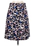 J.Crew 100% Polyester Print Blue Casual Skirt Size 8 - photo 1