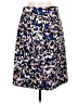 J.Crew 100% Polyester Print Blue Casual Skirt Size 8 - photo 2