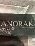 ANORAK 100% Polyester Black Raincoat Size M - photo 6