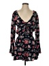 American Eagle Outfitters 100% Viscose Floral Black Romper Size S - photo 1