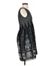 Max Studio Paisley Gray Casual Dress Size XS - photo 4