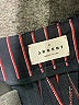 Argent Stripes Burgundy Casual Pants Size 0 - photo 4