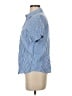 Zara Stripes Blue Short Sleeve Blouse Size XS - photo 5