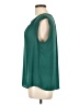 J.Crew 100% Polyester Green Sleeveless Blouse Size 12 - photo 5