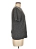 Laslulu Gray Short Sleeve Top Size M - photo 4