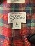 J.Crew 100% Cotton Argyle Red Long Sleeve Button-Down Shirt Size L - photo 7