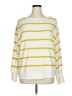 Sonoma Goods for Life Stripes Yellow Pullover Sweater Size XL - photo 1