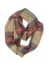 Unbranded Plaid Brown Red Scarf One size - photo 1