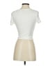 Shein Ivory White Short Sleeve Turtleneck Size 4 - photo 2