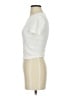Shein Ivory White Short Sleeve Turtleneck Size 4 - photo 5