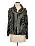 Joie 100% Rayon Stripes Black Long Sleeve Blouse Size XS - photo 1