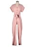 MNG Solid Pink Jumpsuit Size XXS - photo 1