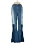 Hollister Color Block Blue Jeans Size 3 - photo 1