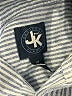 J. Khaki 100% Cotton Chevron-herringbone Blue Long Sleeve Button-Down Shirt Size M (youth) - photo 3