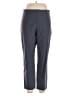 Elle Solid Gray Casual Pants Size XL - photo 1