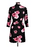 Laura Ashley Floral Black Casual Dress Size M - photo 2