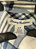 Tommy Bahama Plaid Blue 3/4 Sleeve Button-Down Shirt Size S - photo 7