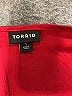 Torrid Burgundy Short Sleeve Top Size 1X Plus (1) - photo 7