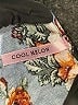 Cool Melon Print Blue Casual Dress Size XL - photo 7