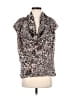 Robert Rodriguez Animal Print Brown Sleeveless Blouse Size S - photo 1