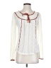 C. Keer Ivory Long Sleeve Blouse Size S - photo 1