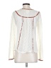 C. Keer Ivory Long Sleeve Blouse Size S - photo 2