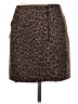 Ann Taylor Animal Print Brown Wool Skirt Size 2 - photo 2