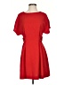Sugar Lips 100% Polyester Solid Red Orange Casual Dress Size XS - photo 1