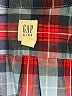 Gap Kids 100% Cotton Plaid Red Long Sleeve Button-Down Shirt Size S (kids) - photo 3