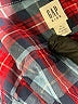 Gap Kids 100% Cotton Plaid Red Long Sleeve Button-Down Shirt Size S (kids) - photo 5