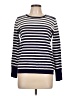 Spense Stripes Blue Pullover Sweater Size L - photo 1