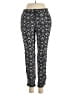 Uniqlo 100% Rayon Print Black Casual Pants Size S - photo 1