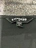 Express Outlet 100% Polyester Solid Black Romper Size XS - photo 4