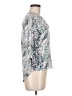 Pale Sky 100% Rayon Paisley Teal 3/4 Sleeve Blouse Size M - photo 4