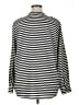 Calvin Klein Stripes Black Long Sleeve Blouse Size 0X - photo 2