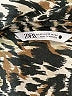 Zara Animal Print Multi Color Silver Coat Size XS - photo 6