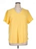 Soft Surroundings Yellow Short Sleeve Top Size XL - photo 1