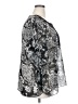 Overdrive 100% Polyester Silver 3/4 Sleeve Blouse Size 2X - photo 4