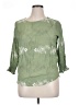 Assorted Brands 100% Polyester Green 3/4 Sleeve Blouse Size XL - photo 1