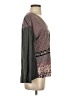 Hale Bob Brown Long Sleeve Blouse Size XS - photo 4