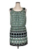 En Focus Studio 100% Polyester Print Green Casual Dress Size 14 (petite) - photo 1