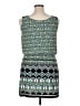 En Focus Studio 100% Polyester Print Green Casual Dress Size 14 (petite) - photo 2