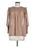 Joie 100% Polyester Brown 3/4 Sleeve Blouse Size M - photo 1